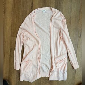 J. Crew Light Pink Women's Cardigan Size M